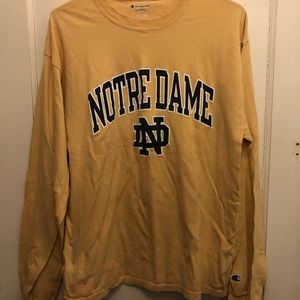 Yellow long-sleeve ND T-shirt